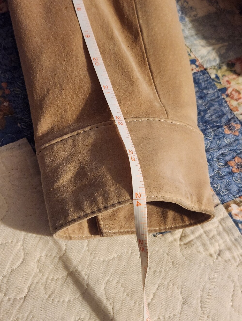 Cherokee Tan Suede Jacket - Picture 13 of 15